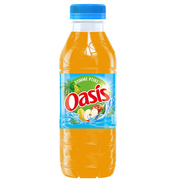 Oasis Pomme Poire Pack 12 x 50CL – Boisson Saveur Pomme & Poire