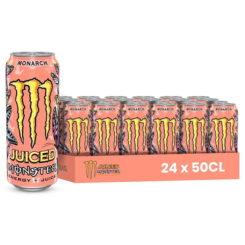Juiced Monster Monarch Pack 24 x 50CL – Saveur Fruité Royal