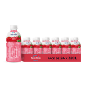 Mogu Mogu Strawberry – Pack de 24 x 32CL | Boisson Fraise avec Morceaux