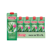 Maaza Aloe Vera – Pack de 12 x 1L | Boisson Rafraîchissante Aloe Vera
