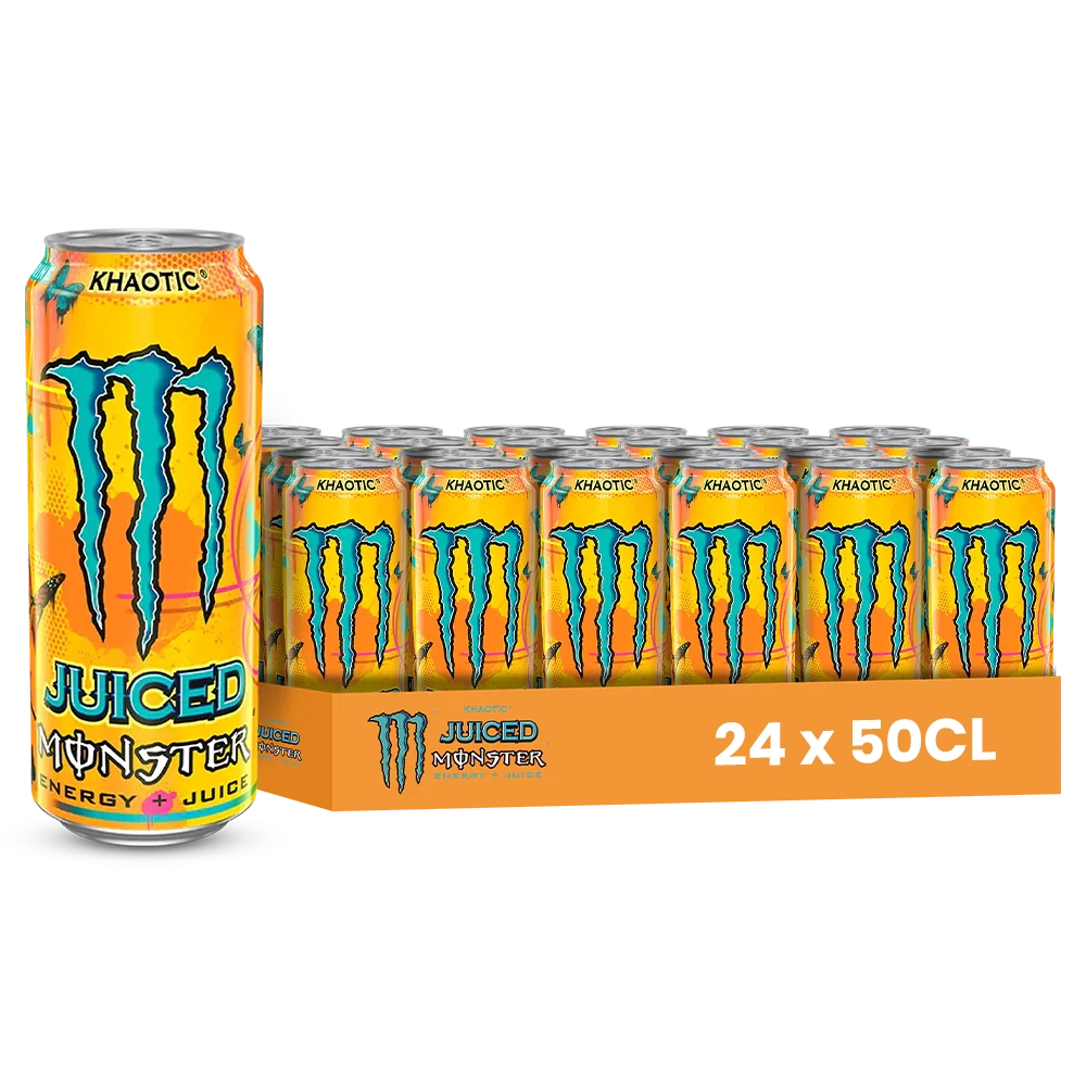 Juiced Monster Khaotic Pack 24 x 50CL – Saveur Chaotique Fruitée
