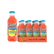 Calypso Strawberry Zero Sugar – Pack de 12 Bouteilles 473ML | Limonade Fraise Sans Sucre