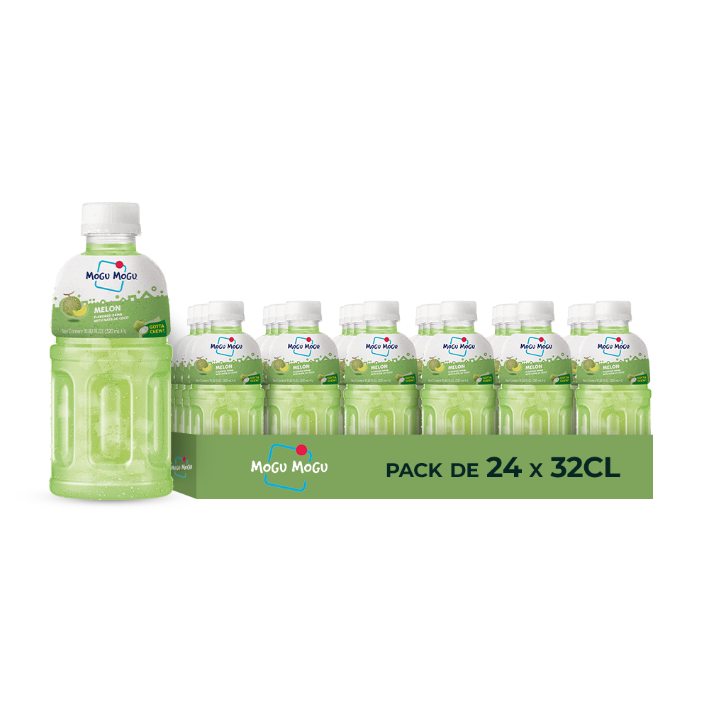 Mogu Mogu Melon – Pack de 24 x 32CL | Boisson Saveur Melon