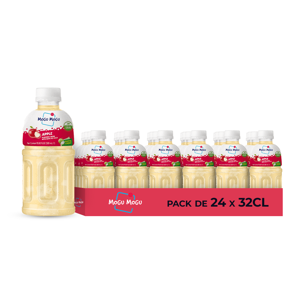 Mogu Mogu Apple – Pack de 24 x 32CL | Boisson Saveur Pomme