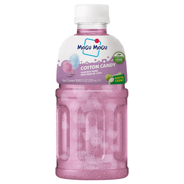 Mogu Mogu Cotton Candy – Pack de 24 x 32CL | Boisson Barbe à Papa