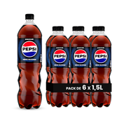 Pepsi Zéro Sucre Pack 6 x 1,5L – Soda Sans Sucre Format Familial