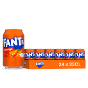 Fanta Orange (DK) – Pack de 24 Canettes 33CL | Boisson Gazeuse Rafraîchissante