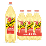 Schweppes Citrus – Pack of 6 1.5L Bottles | Sparkling Citrus Flavored Drink