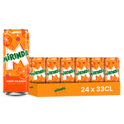 Mirinda Orange – Pack de 24 Canettes (24 x 33cl) | Soda Saveur Orange Intense