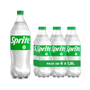 Sprite (EU) – Pack de 6 Bouteilles (6 x 1.5L) | Boisson Citron-Lime Rafraîchissante