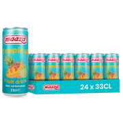 Maaza Tropical Canette Sleek – Pack de 24 x 33CL | Boisson Tropicale Rafraîchissante