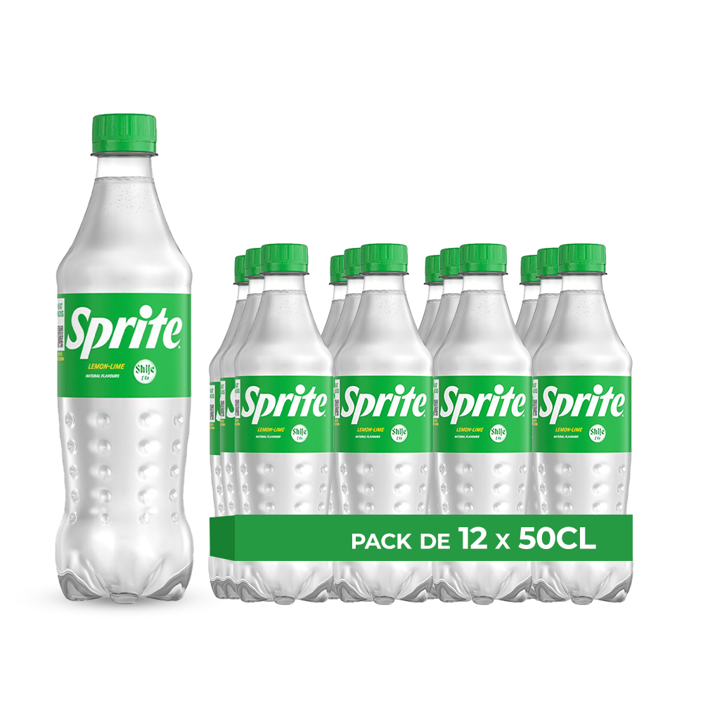 Sprite Citron - Citron Vert Pack 12 x 50CL – Soda Citronné Rafraîchissant
