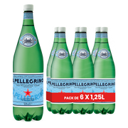 Eau San Pellegrino Pack 6 x 1,25L – Grand Format Eau Gazeuse Italienne