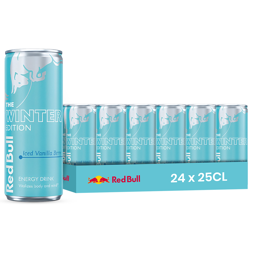 Red Bull Winter Edition – Pack de 24 Canettes (24 x 25cl) | Goût Édition Hivernale