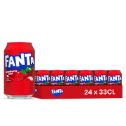 Fanta Strawberry & Kiwi (DK) Pack 24 x 33CL – Soda Fraise & Kiwi