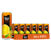 Minute Maid Orange – Pack de 24 Canettes (24 x 33cl) | Jus d’Orange 100% Pur Jus