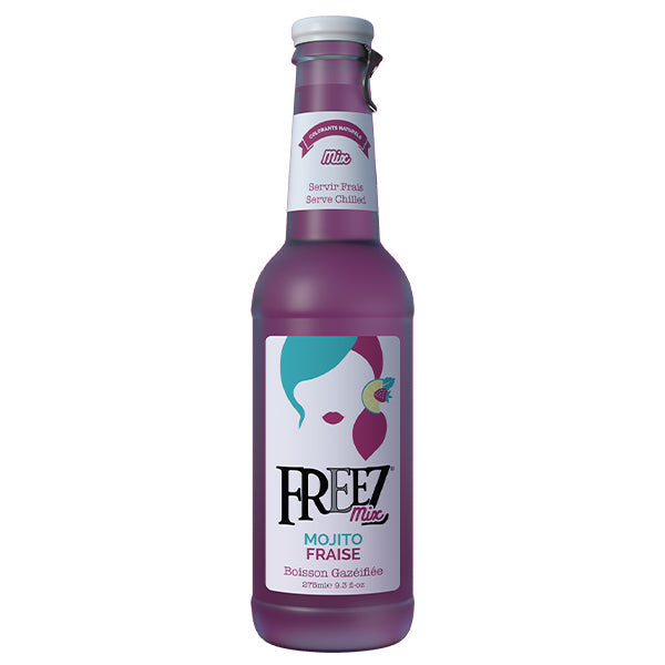 Freezmix Mojito Fraise Pack 24 x 275ML – Boisson Saveur Mojito Fraise