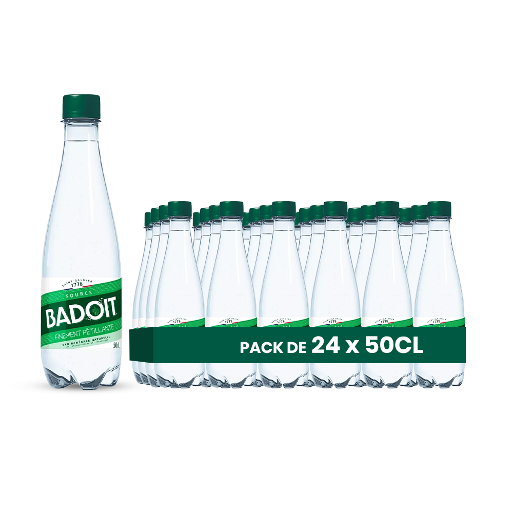 Eau Badoit Pack 24 x 50CL – Eau Minérale Pétillante