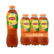 Lipton Ice Tea Pêche & Abricot Pack 6 x 1,25L – Thé Glacé Fruité