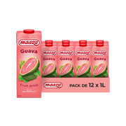Maaza Goyave – Pack de 12 Bouteilles (12 x 1L) | Boisson Tropicale à la Goyave