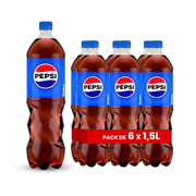 Pepsi Pack 6 x 1,5L – Bouteilles de Soda Familial