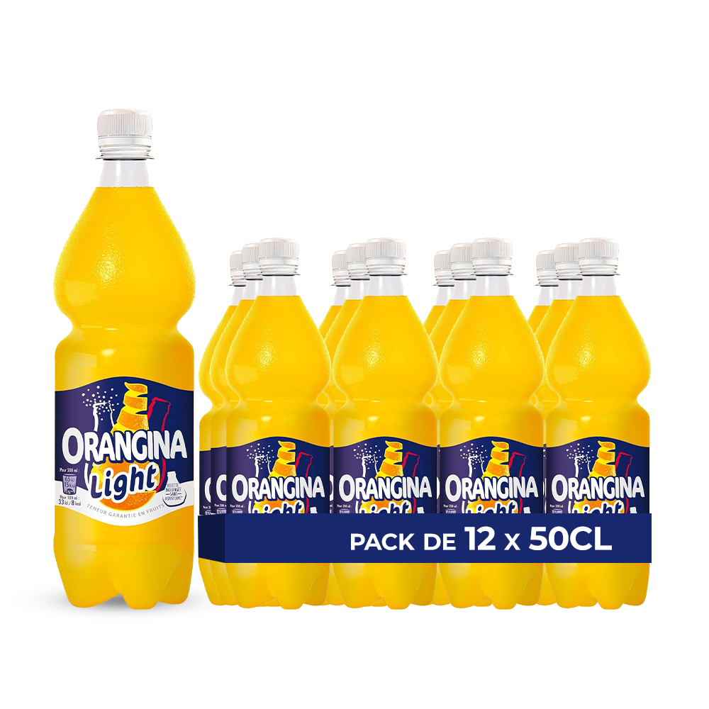 Orangina Sans Sucres Pack 12 x 50CL – Boisson Light Sans Sucre