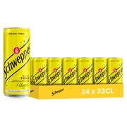 Schweppes Tonic – Pack of 24 Cans 33CL | Refreshing Tonic Water