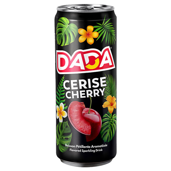 Dada Cerise – Pack de 24 Canettes (24 x 33cl) | Soda Fruité Saveur Cerise