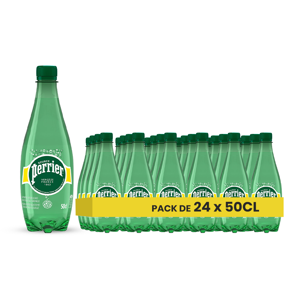 Eau Perrier Pack 24 x 50CL – Bouteilles Eau Pétillante
