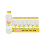 Cristaline Citronnade – Pack de 24 Bouteilles (24 x 50cl) | Eau Rafraîchissante au Citron