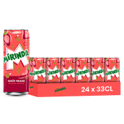 Mirinda Fraise – Pack de 24 Canettes (24 x 33cl) | Boisson Gazeuse Fruitée