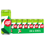 7UP Citron & Citron Vert – Pack de 24 Canettes (24 x 33cl) | Goût Frais et Acidulé