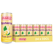 Maaza Banane Canette Sleek – Pack de 24 x 33CL | Boisson Fruitée Banane