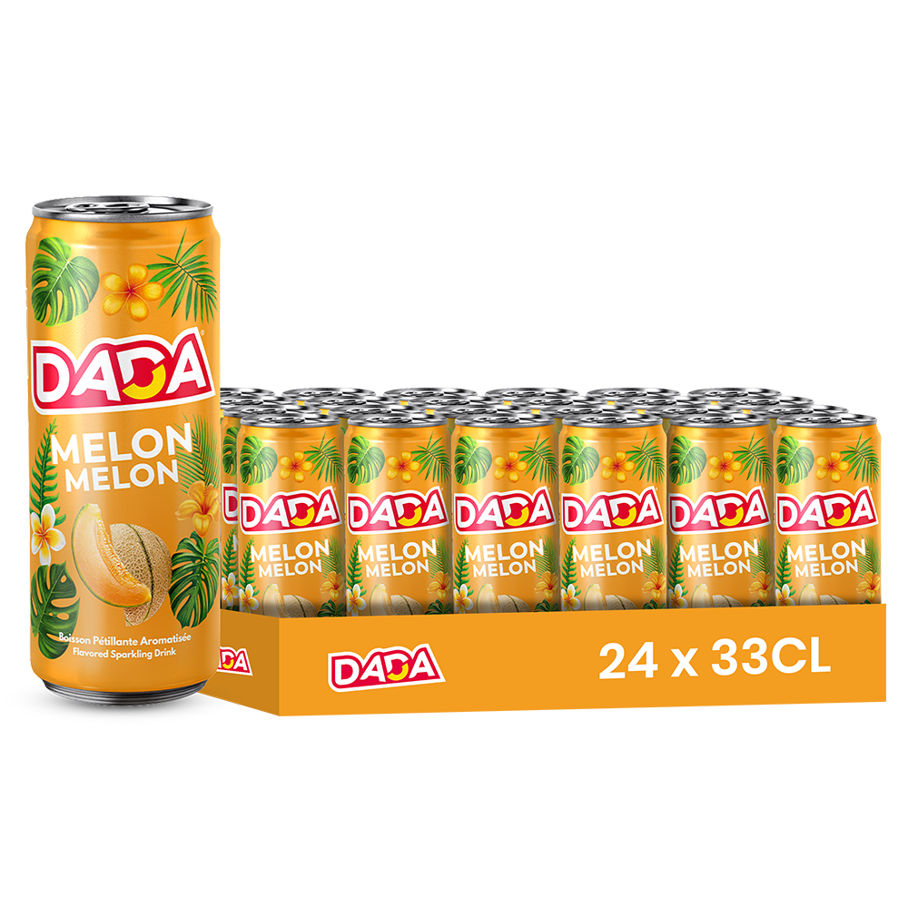 Dada Melon – Pack de 24 Canettes (24 x 33cl) | Saveur Fraîche et Originale