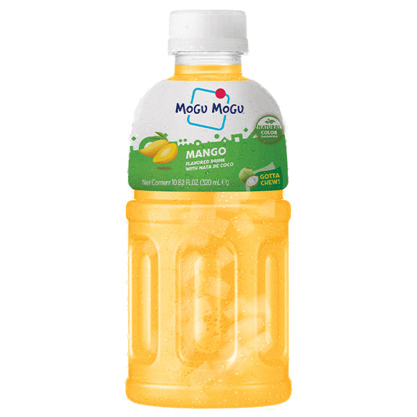 Mogu Mogu Mango – Pack de 24 x 32CL | Boisson Mangue avec Morceaux