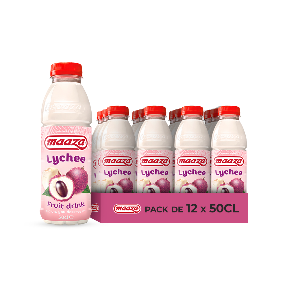 Maaza Litchi – Pack de 12 x 50CL | Boisson Saveur Litchi