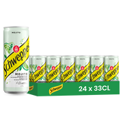 Schweppes Mojito – Pack of 24 33CL Cans | Mojito Flavored Soft Drink