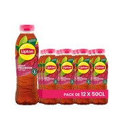 Lipton Ice Tea Framboise Pack 12 x 50CL – Boisson Thé Saveur Framboise