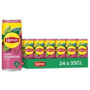 Lipton Ice Tea Framboise Pack 24 x 33CL Slim – Thé Glacé Saveur Framboise