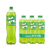 Mirinda Pomme Kiwi – Pack de 6 Bouteilles (6 x 1,5L) | Saveur Unique et Rafraîchissante