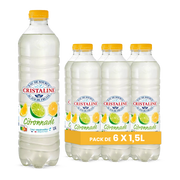 Cristaline Citronnade – Pack de 6 Bouteilles (6 x 1,5L) | Boisson Citronnée XXL