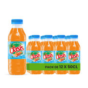 Oasis Pêche Abricot Pack 12 x 50CL – Boisson Saveur Pêche & Abricot