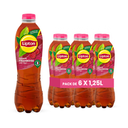 Lipton Ice Tea Framboise Pack 6 x 1,25L – Boisson Thé Glacé Framboise