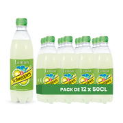 Schweppes Lemon – Pack of 12 Bottles 50CL | Sparkling Lemon Drink