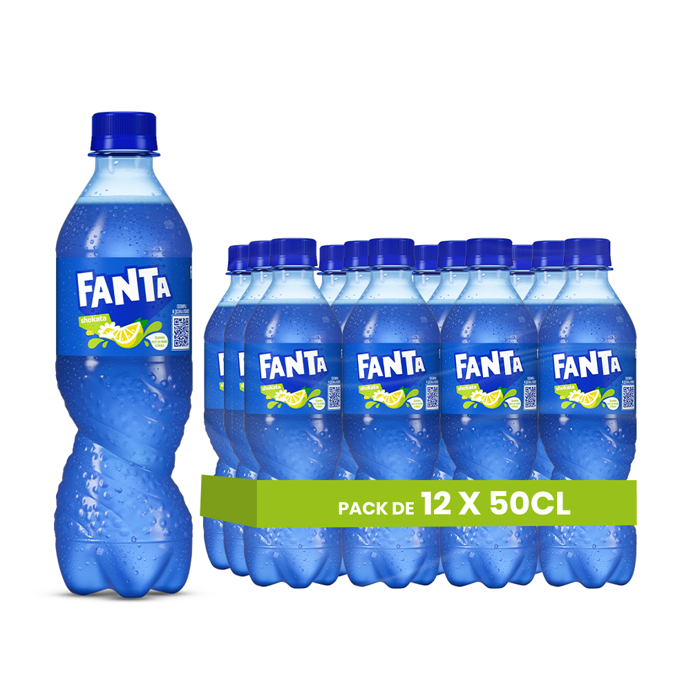 Fanta Shokata (EU) – Pack de 12 Bouteilles (12 x 50cl) | Citron & Fleur de Sureau