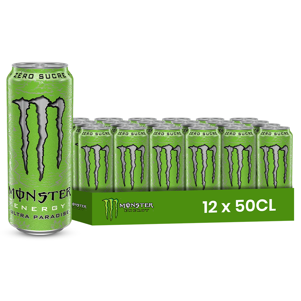 Monster Energy Ultra Paradise Pack 12 x 50CL – Boisson Ultra Fruité