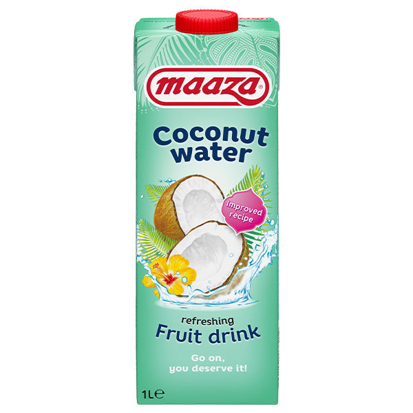 Maaza Eau de Coco – Pack de 12 x 1L | Boisson Naturelle Eau de Coco