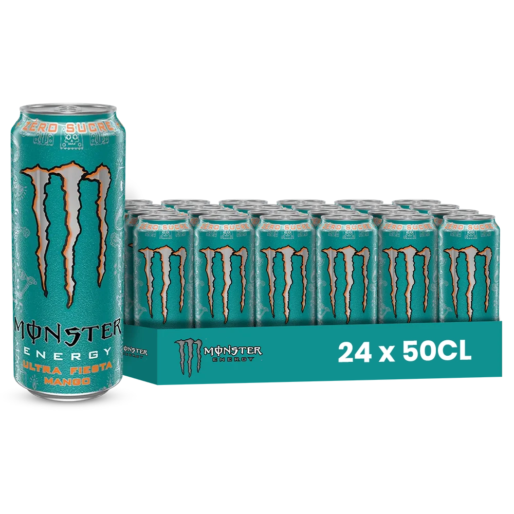 Monster Energy Ultra Fiesta Mango Pack 24 x 50CL – Saveur Mangue Tropicale