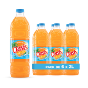 Oasis Tropical – Pack de 6 Bouteilles (6 x 2L) | Boisson Sans Bulles Exotique