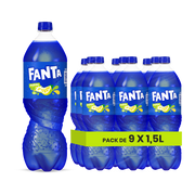 Fanta Shokata (EU) – Pack de 9 Bouteilles (9 x 1,5L) | Citron & Fleur de Sureau